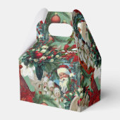 Victorian Christmas Portrait Bedankdoosjes (Achterkant)