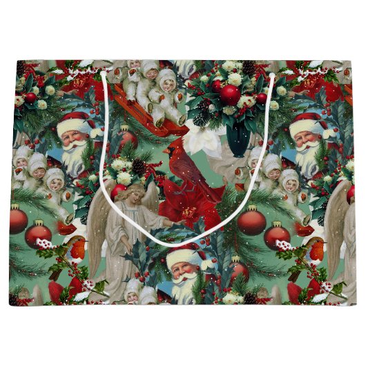 Victorian Christmas Portrait Groot Cadeauzakje (Voorkant)