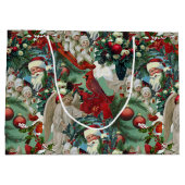 Victorian Christmas Portrait Groot Cadeauzakje (Achterkant)