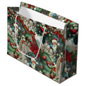 Victorian Christmas Portrait Groot Cadeauzakje (Voorkant Gekanteld)