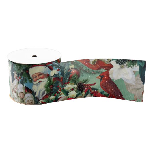 Victorian Christmas Portrait Grosgrain Lint (Spoel)