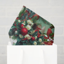 Victorian Christmas Portrait Tissuepapier