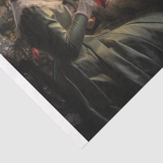 Victorian Christmas Tea Party Tissuepapier (Detail)