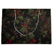 Victorian Crimson Xmas Gift Bag Groot Cadeauzakje (Voorkant)