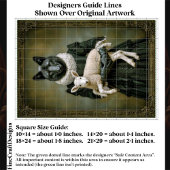 Victorian Dressed Wolf Holding Lamb ES7L Decoupage Tissuepapier