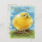 Victorian Easter Feestdagenkaart (Voorkant / Achterkant)