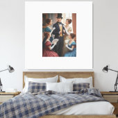 Victorian elegant soiree canvas afdruk (Insitu (Slaapkamer))
