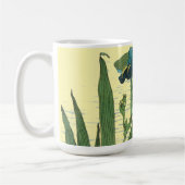 Victorian Era Art Nouveau Frogs on Lily Pads Koffiemok (Links)