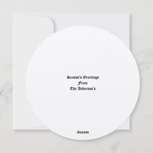 Victorian Era Bird In Holly & Mistletoe Christmas  Feestdagenkaart (Achterkant)