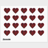 Victorian Era Dreamer Girl Heart Stickers (Vel)