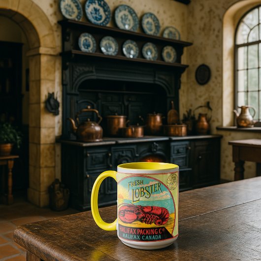 Victorian Era Halifax Canada Canned Lobster Label Mok