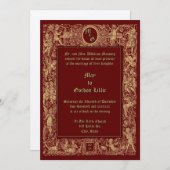 Victorian Era Neo Renaissance Cherubs Wedding Kaart (Voorkant / Achterkant)