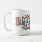 Victorian Era Simply To The (Cross) I Cling Koffiemok (Links)