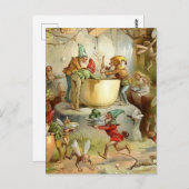 “Victorian Fairies” by E S Hardy Briefkaart (Voorkant / Achterkant)