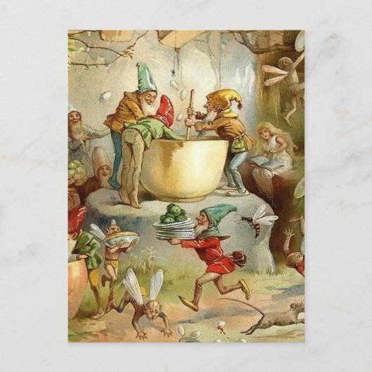 “Victorian Fairies” by E S Hardy Briefkaart (Voorkant)