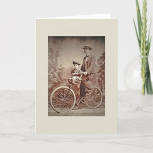 Victorian Father's Day Greeting Card Kaart