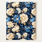 Victorian Flowers Blue Planner (Achterkant)