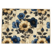 Victorian flowers Gift Bag Groot Cadeauzakje (Achterkant)