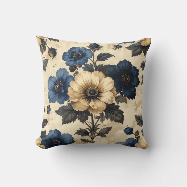 Victorian flowers kussen (Voorkant)