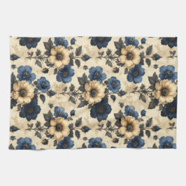 Victorian Flowers Towels Theedoek