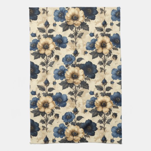Victorian Flowers Towels Theedoek (Verticaal)