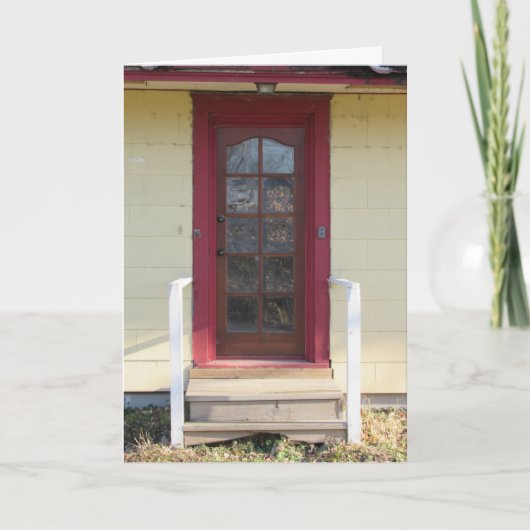 "Victorian Gateway" Verjaardagskaart Kaart (Voorkant)