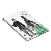 Victorian Gentleman and Lady | NoteBook Notitieboek (Rechterzijde)
