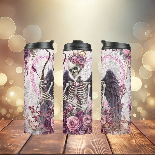 Victorian Gothic Cupid Thermal Tumbler Thermosbeker