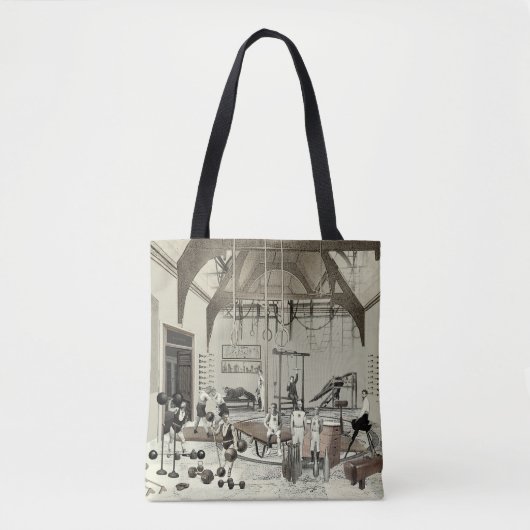 Victorian Gym Tote Bag (Voorkant)