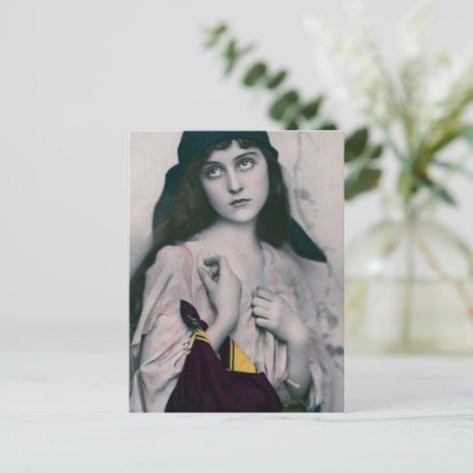 Victorian Gypsy Postcard Briefkaart (Staand voorkant)