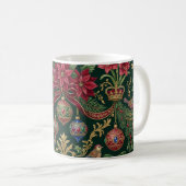 Victorian Kerstschattenmok Koffiemok (Voorkant rechts)