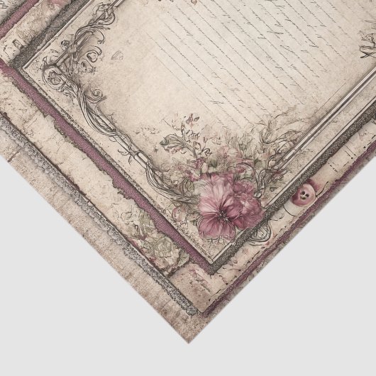 Victorian & Lace  Tissuepapier (Detail)