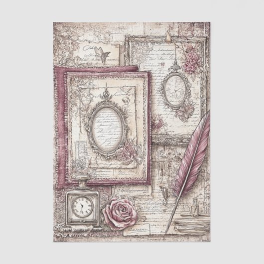 Victorian & Lace Tissuepapier (Voorkant)