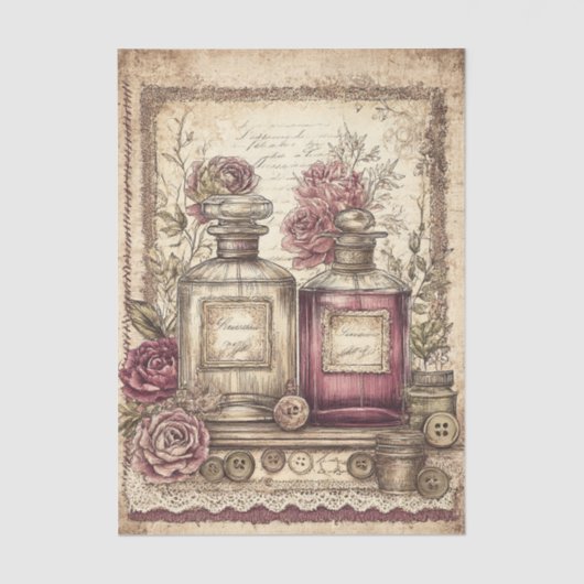 Victorian & Lace Tissuepapier (Voorkant)