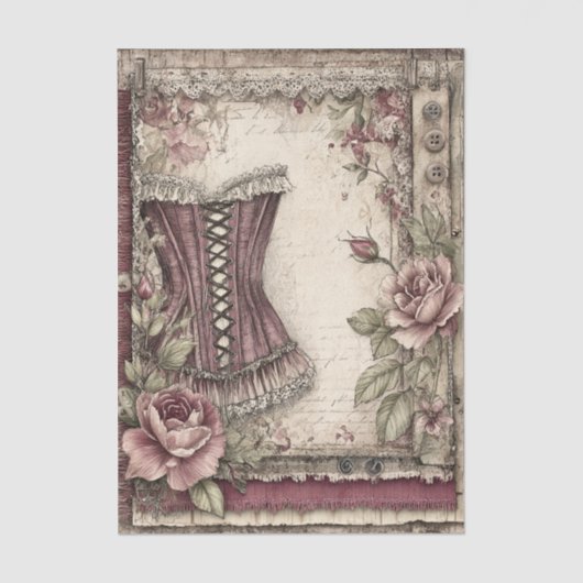 Victorian & Lace Tissuepapier (Voorkant)