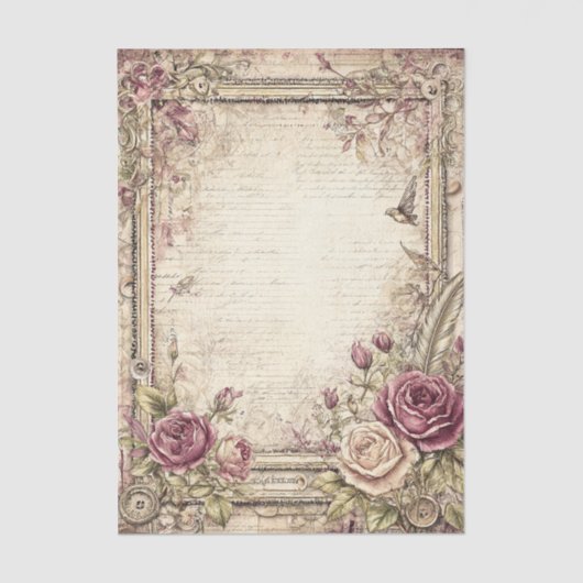 Victorian & Lace  Tissuepapier (Voorkant)