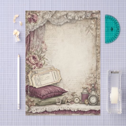 Victorian & Lace Tissuepapier (Craft)