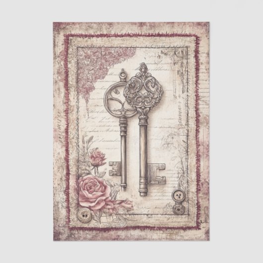 Victorian & Lace  Tissuepapier (Voorkant)