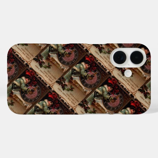 Victorian Lady New Year Case-Mate iPhone Case (Achterkant (horizontaal))