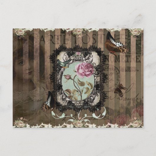 Victorian Letters Briefkaart (Voorkant)