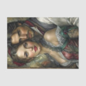 Victorian Lovers Portrait Romantic Decoupage Tissuepapier (Voorkant)