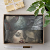 Victorian Lovers Seductive Embrace Decoupage Tissuepapier (Geschenk)