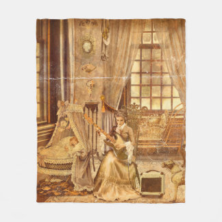 Victorian Lullaby Fleece Deken