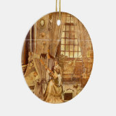 Victorian Lullaby Keramisch Ornament (Rechts)