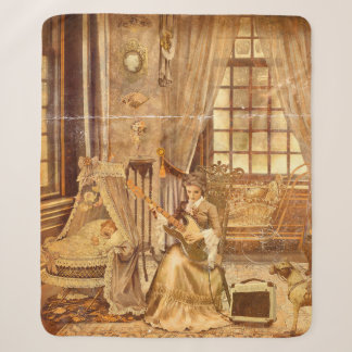 Victorian Lullaby Sherpa Deken