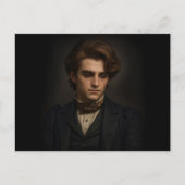 Victorian Man Feestdagenkaart (Voorkant)