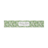 Victorian Meadow - belly band vertical Uitnodigingen Wikkel (Vlak)