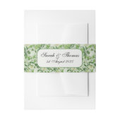 Victorian Meadow - belly band vertical Uitnodigingen Wikkel (Voorkant Voorbeeld)