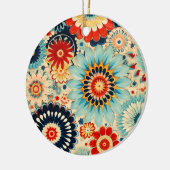Victorian Millefiori Elegance Keramisch Ornament (Links)