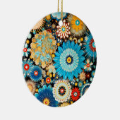 Victorian Millefiori Elegance Keramisch Ornament (Rechts)